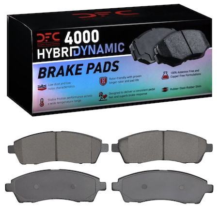 Dynamic Friction Co DFC 4000 HybriDynamic Brake Pads 4000-0757-00