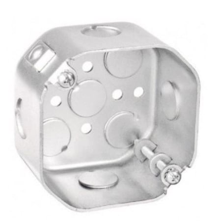 Southwire Old Work Octagon Galvanized Steel Electrical Box 54171-CFNB