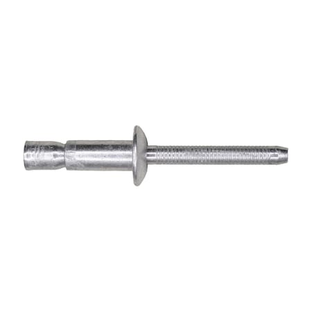 Auveco Monobolt 1/4in Diameter.080/.375 Grip Aluminum, 25PK 12086