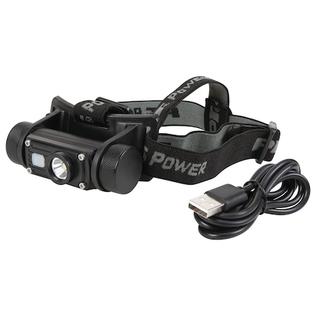 Performance Tool 1000 Lumen Headlamp, Cree LED, Rechargeable Li-Ion, 3 Modes W2660