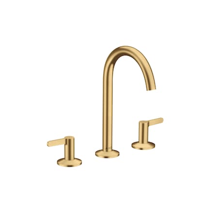 Axor ONE Widespread Faucet 170, 1.2 GPM in Brushed Gold Optic 48050251