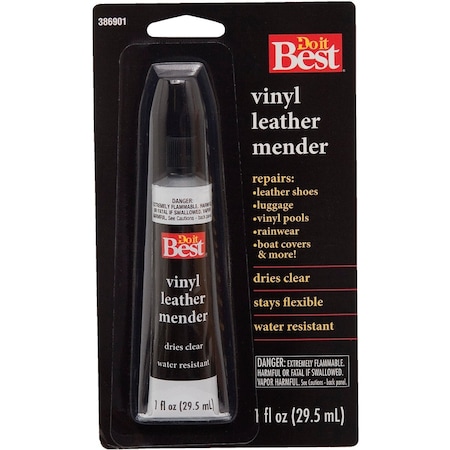Do It Best 1 Oz. Clear Vinyl & Leather Mender Repair Adhesive 386901