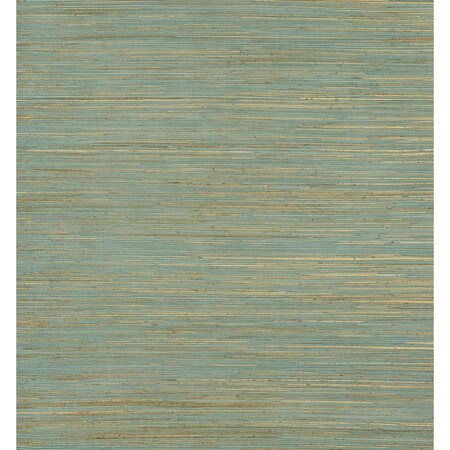 A-Street Prints Kira Turquoise Hemp Grasscloth Wallpaper 2972-86125