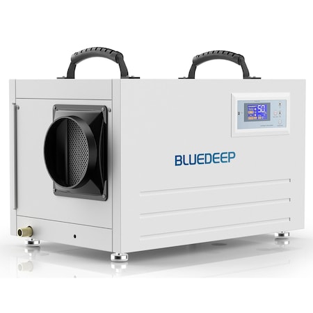 Edendirect 145 pt. 6,000 sq.ft. Bucketless Commercial Dehumidifier in Whites with Drain Hose ED-DK145