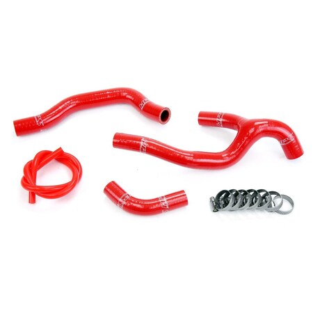 Hps Performance High Temp Reinforced Silicone Radiator Coolant Hose Kit, Red,  57-1237-RED