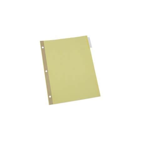 Universal One Extended Insert Index, 5 Tab, Buff, 24PK UNV20861