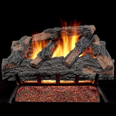 Hearthsense Vented Gas Log Set With Remote Control Kit - 24 in., 55,000 BTU MO24HVL-RO