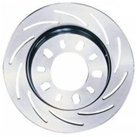 Olympian Athlete 11.25 in. Left Hand Replacement Slotted Rotor, Silver Cadmium Plated OL3622279