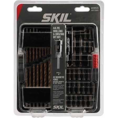 Skil Drill & Drive Set with Bit Grip Magnetic Bit Collar, 44-Piece MXS8505