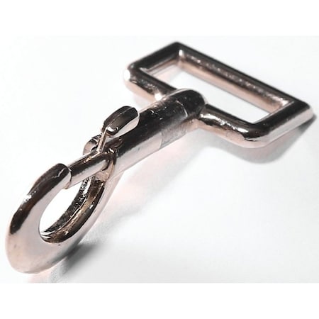 Baron Bolt Snap, 30 lb Working Load, ZincAluminum Alloy, Nickel 25-3/4