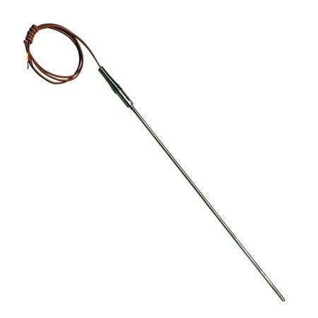 Omega Transition Jn T/C Probe, Low Drift, STD CONN, K Type, 0 degC to 1150 degC, 0.125 " x 6 " Probe, 40 TJ36-CAXL-18U-6-CC-XSIB-OSTW-M