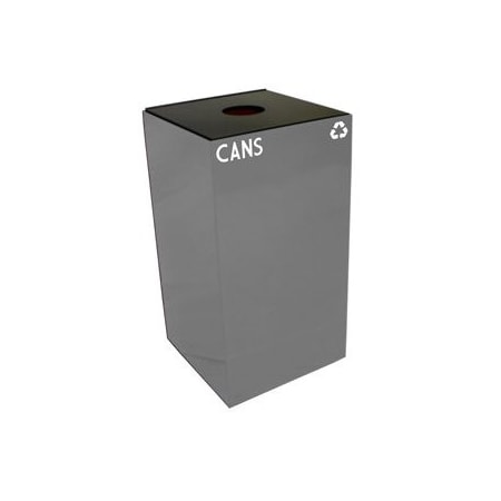 Witt Industries 28 gal Square Slate, Metal 28GC01-SL