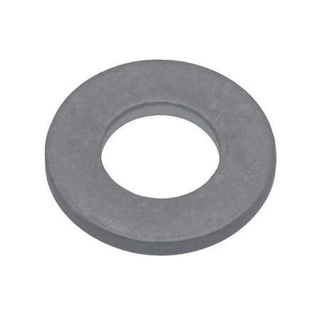 Zoro Select Flat Washer, For Screw Size #5 , PVC Not Applicable Finish, 25 PK WASB#5NPVC