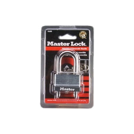 Master Lock Co Carded Padlock Steel Warded 1-3/4in 510D