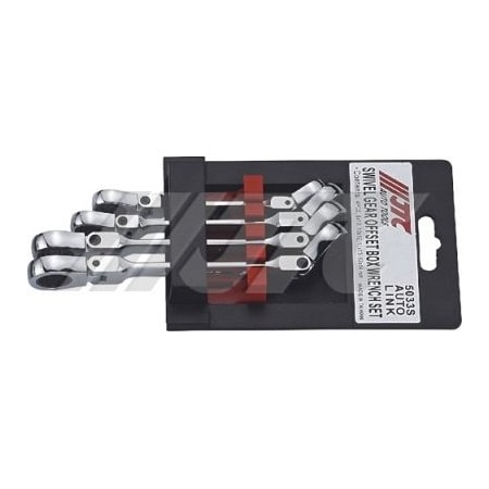 Jtc Auto Tools Swivel Gear Offset Box Wrench Set 5033S