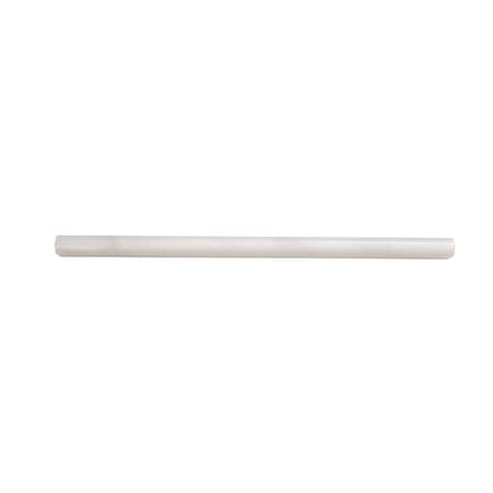 Apollo Tile White 1x12 Calacatta Gold Marble Polished Pencil Liner Tile Trim 0.5 sqft/case, 10PK APLMCT881PA