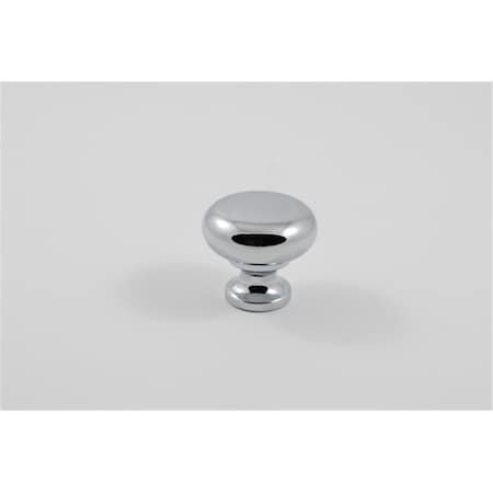 Residential Essentials Mushroom Cabinet Knob- Polished Chrome 10206PC