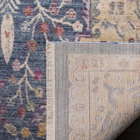 Safavieh Illusion Power Loomed Square Area RugBlue & Purple 4 x 4 ft. ILL707H-4SQ