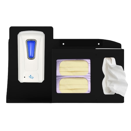 Origin Dispensing Solutions Hygiene Station-Gel Dispenser-Steel-Black HS20X04BK