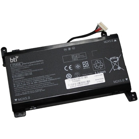Battery Technology REPLACEMENT BTI BATTERY FOR HP-COMPAQ 17T-AN100 17-AN001CA 17-AN001LA 17-AN006TX FM08XL-BTI