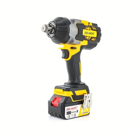 Edendirect 21V Multifunctional Lithium Battery Wrench, 1200Nm High Torque with LED, Adjustable Gear IR-TB83