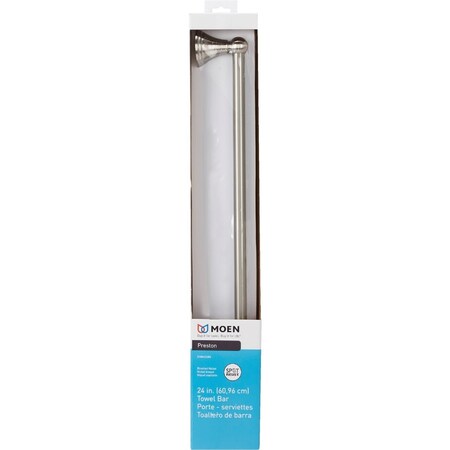 Moen Preston 24'' Towel Bar Brushed Nickel DN8424BN