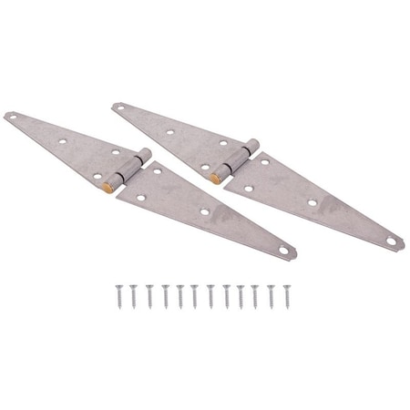 Prosource Strap Hinge, 2.8 mm Thick Leaf, Steel, 180 Range of Motion HSH-G08-C2PS
