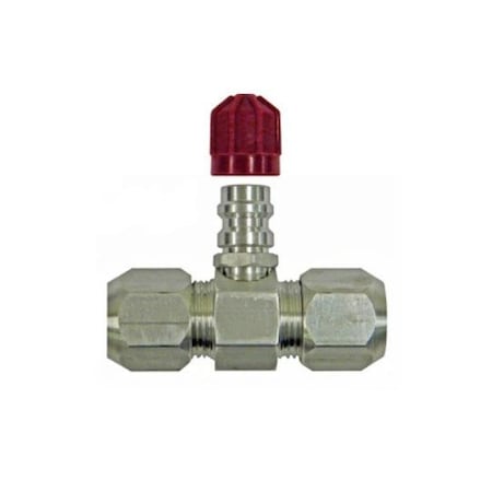 S.U.R. & R. Auto Parts 5/8" SRVC PORT VALVE - LOW SIDE (1) SRRAC458L
