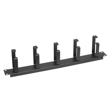 Lowell Cable Panel w D-rings 1U CMD-1H