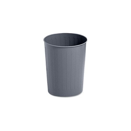 Safco Fire-safe Steel Round Wastebasket - 5.88 gal Capacity - Round - 14in Height x 13in Diameter - 9604CH