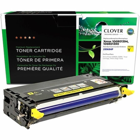 Clover Imaging Group Toner Cartridge, Yellow, Remanufactured 200684P