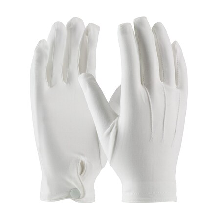 Century Glove 100% Stretch Nylon Dress Glove with Raised Stitching on Back, Snap Closure, 12PK 130-650WM