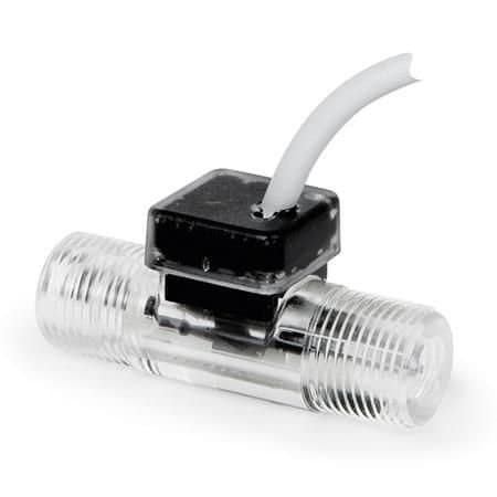 Omega Vision Turbine Flow Meter, NSF/ANSI Certified, Liquid, 1 LPM to 10 LPM, 3/8 ", NPT Male, 3 %, Ampli BV2000TRN100B