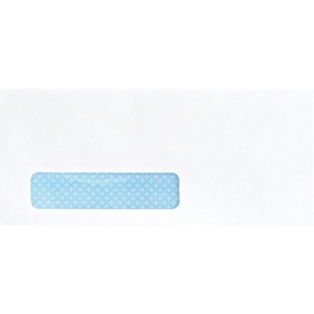 Business Source Window Envelope, White, PK500 BSN16473