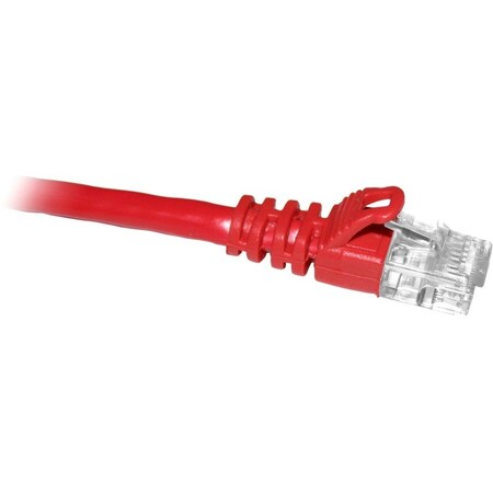Enet Cat5E Red 10Ft Molded Boot Patch Cbl C5E-RD-10-ENC