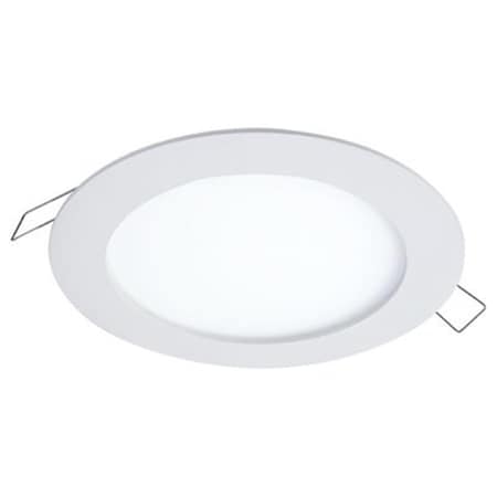 Supershine 6 in. White Round LED Direct Mount Retrofit Trim Kit SU843726