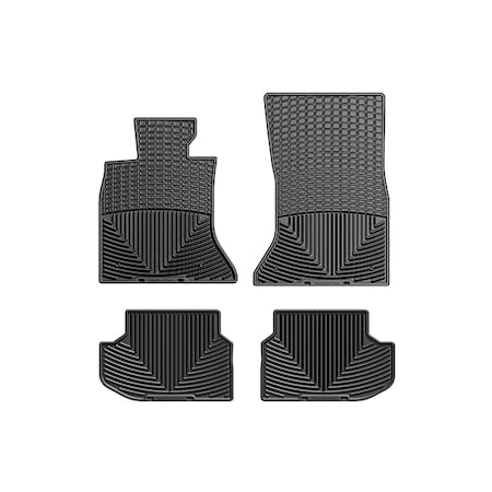 Weathertech Black, Front and Rear All Weather Floor Mats W204-W331