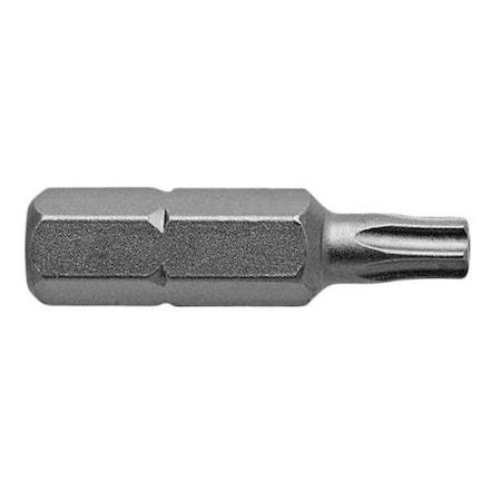 Apex Tool Group Bit 1/4 Hex Ins T15 Torx 1" 25Mm Oal, 440-TX-15-H 440-TX-15-H