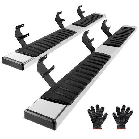 Vevor Running Boards 6" Step Bars Fit 2015-2023 Ford F150-Crew Cab 500 LBS 2 PCS, 2PK TR-GTB-011