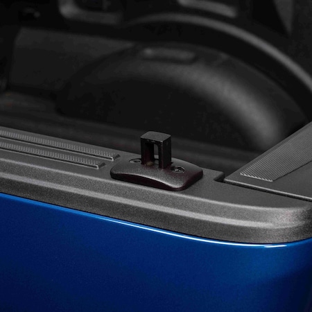 Putco Tie Downs, Stake Pocket Mount; 250 Pound Capacity; Powder Coated; Black; Stainless Steel; Set Of 2; 99901B