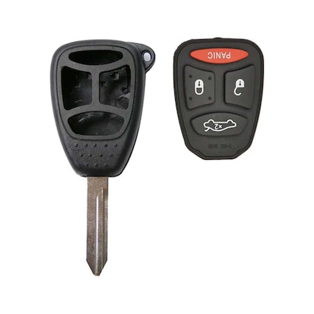 Aks Keys 2004 - 2009 Chrysler Jeep Remote Key Shell 4B LP RS-CHRYS-10
