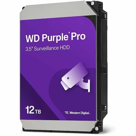 Wd Bulk Western Digital 12TB WD Purple Pro Surveillance Internal Hard Drive ** SINGLE PACK ** WD122PURPSP