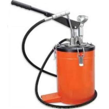 Dendesigns Hand Operated Grease Pump with 22 lbs Fully Enclosed Container DE1113060