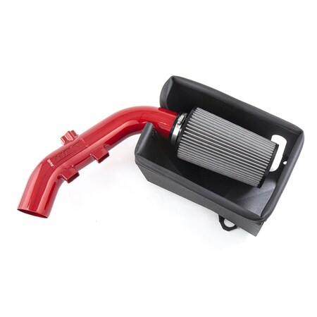 Hps Performance Air Intake Kit with Heat Shield, Red, 827-698R