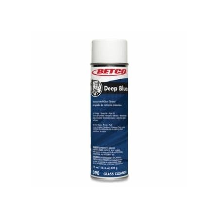 Betco Deep Blue Glass and Surface Cleaner, 19 oz, Aerosol Can, 12PK 866-902300
