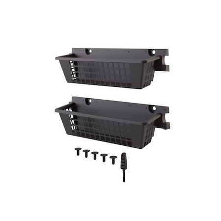Suncast 7 in. H X 25 in. W X 7.25 in. D Plastic Shed Basket, 2PK BMSBSKT2PK