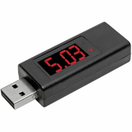 Eaton EATON USB-A Voltage And Current Tester Kit, Lcd Screen, USB 3.1 Gen 1, M/f Cable T050-001-USB-A