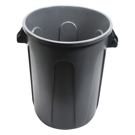 Impact Products Round Waste Receptacle , Gray PPBS-44G-EA