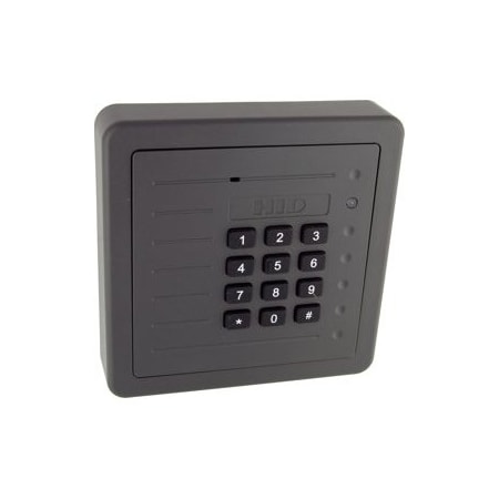 Hid Single Gang, ProxPro Proximity Keypad Reader 5355AGK00