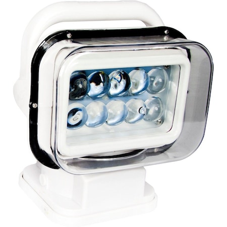 Marine Sport Lighting Motorized 50W Led Spot Light W/ Remote 360 Degree/120 Degree Swivel Function RSM50WW